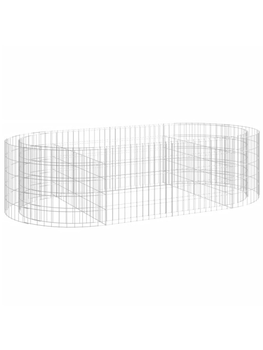 Gabiono lovelis, 200x100x50cm, galvanizuota geležis, aukštas
