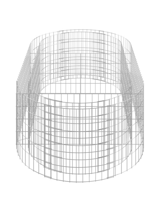 Gabiono lovelis, 200x100x50cm, galvanizuota geležis, aukštas