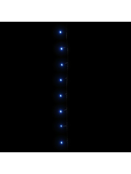 LED lempučių girlianda, mėlynos spalvos, 15m, PVC, 150 LED