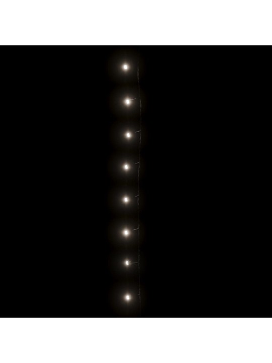 LED lempučių girlianda, 30m, PVC, 300 šaltos baltos spalvos LED