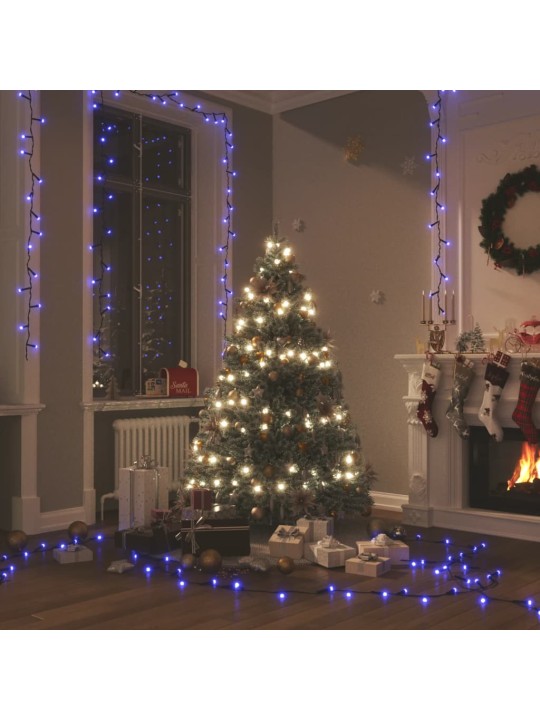 LED lempučių girlianda, 30m, PVC, 300 mėlynos spalvos LED