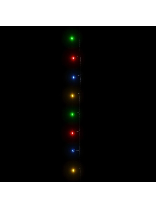 LED lempučių girlianda, 30m, PVC, 300 įvairių spalvų LED