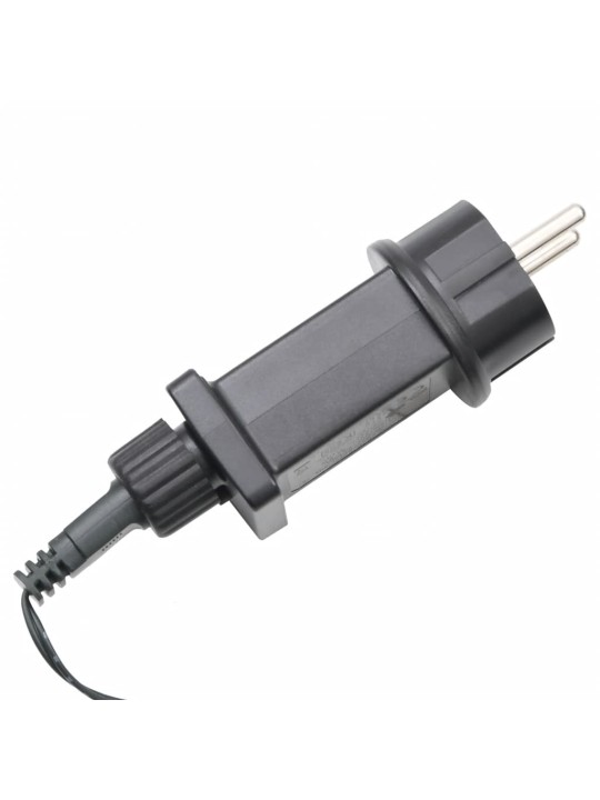 LED lempučių girlianda, 60m, PVC, 600 įvairių spalvų LED
