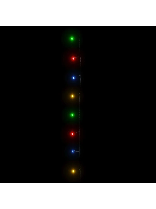 LED lempučių girlianda, 100m, PVC, 1000 įvairių spalvų LED