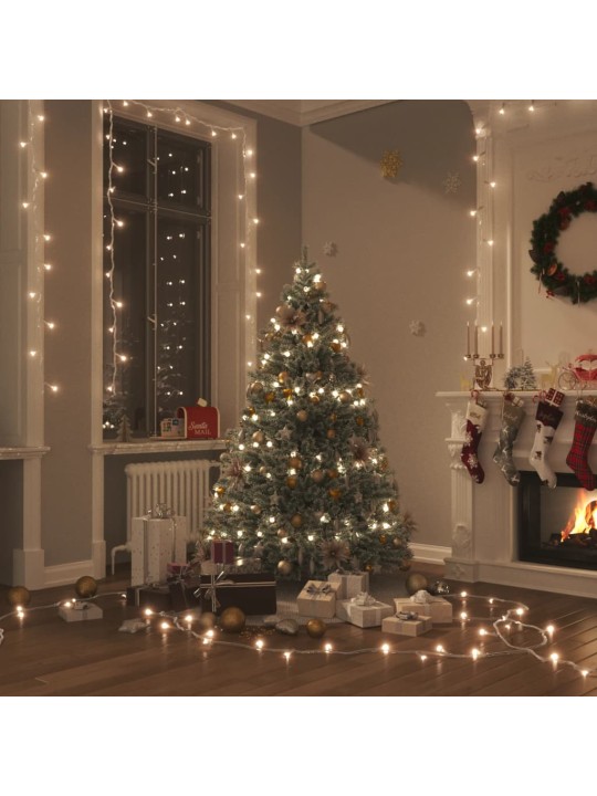 LED lempučių girlianda, 30m, PVC, 300 šiltos baltos spalvos LED