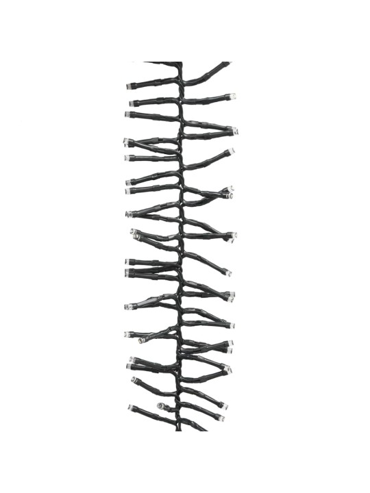 LED lempučių girlianda, 7,4m, PVC, 400 šaltų baltų LED, tanki