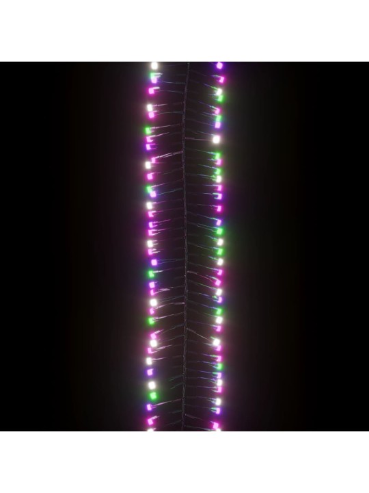 LED lempučių girlianda, 11m, PVC, 1000 pastelinių LED, tanki