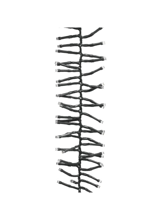 LED lempučių girlianda, 17m, PVC, 2000 šaltų baltų LED, tanki