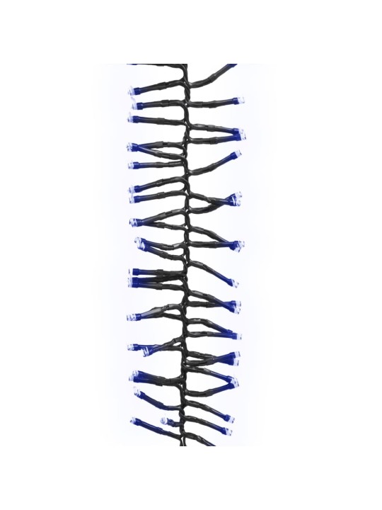 LED lempučių girlianda, 17m, PVC, 2000 mėlynų LED, tanki