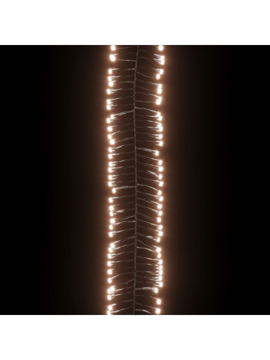 LED lempučių girlianda, 23m, PVC, 3000 šiltų baltų LED, tanki