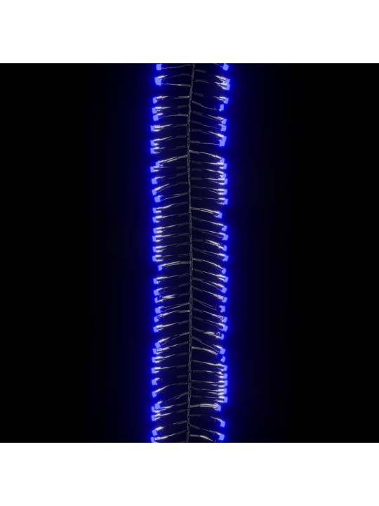 LED lempučių girlianda, 23m, PVC, 3000 mėlynų LED, tanki