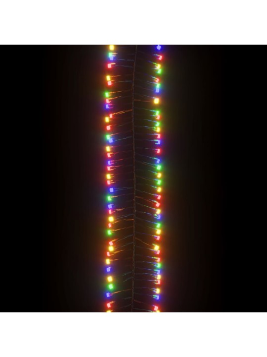 LED lempučių girlianda, 23m, PVC, 3000 įvairių spalvų LED