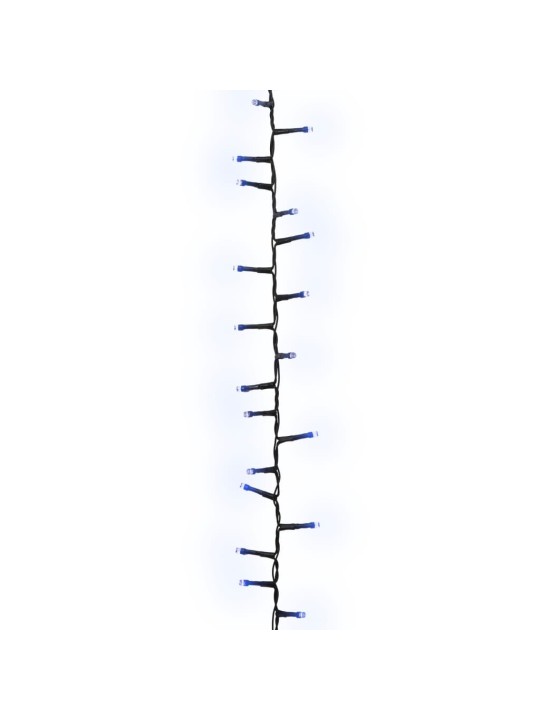 Smulkių LED lempučių girlianda, 13m, PVC, 400 mėlynų LED