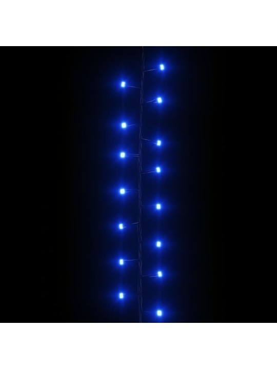Smulkių LED lempučių girlianda, 13m, PVC, 400 mėlynų LED