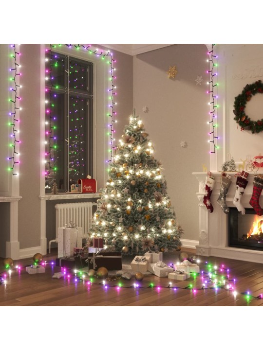 Smulkių LED lempučių girlianda, 13m, PVC, 400 pastelinių LED