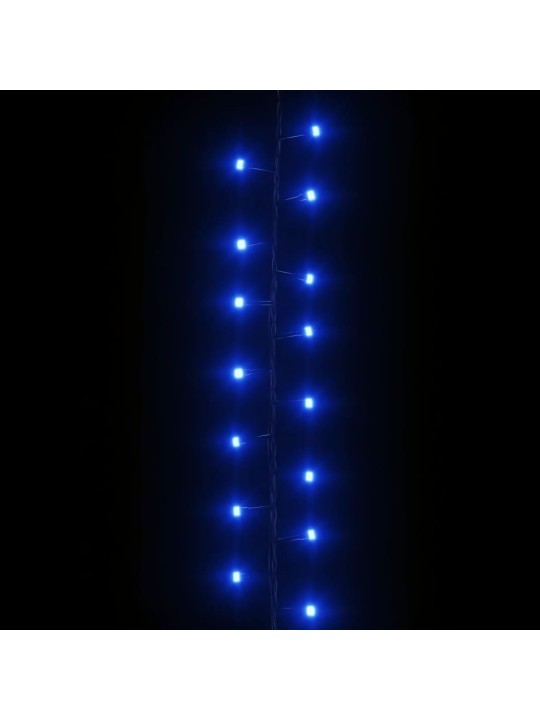 Smulkių LED lempučių girlianda, 25m, PVC, 1000 mėlynų LED
