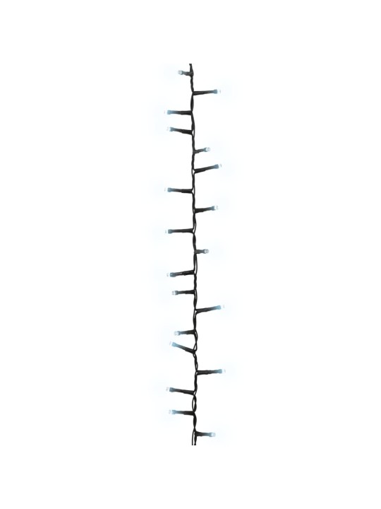 Smulkių LED lempučių girlianda, 45m, PVC, 2000 šaltų baltų LED