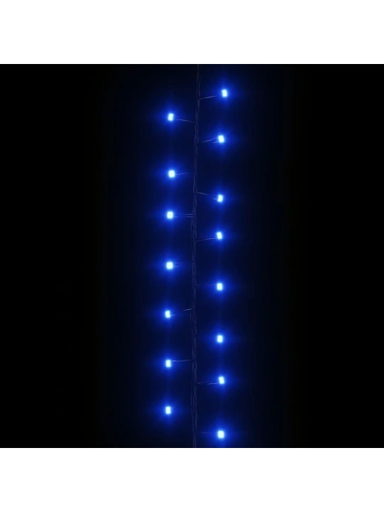 Smulkių LED lempučių girlianda, 45m, PVC, 2000 mėlynų LED