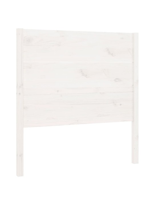 Galvūgalis, baltas, 96x4x100cm, pušies medienos masyvas