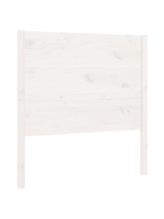 Galvūgalis, baltas, 106x4x100cm, pušies medienos masyvas