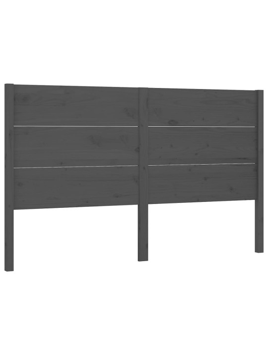 Galvūgalis, pilkas, 126x4x100cm, pušies medienos masyvas