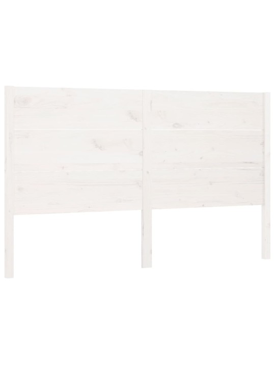Galvūgalis, baltas, 146x4x100cm, pušies medienos masyvas