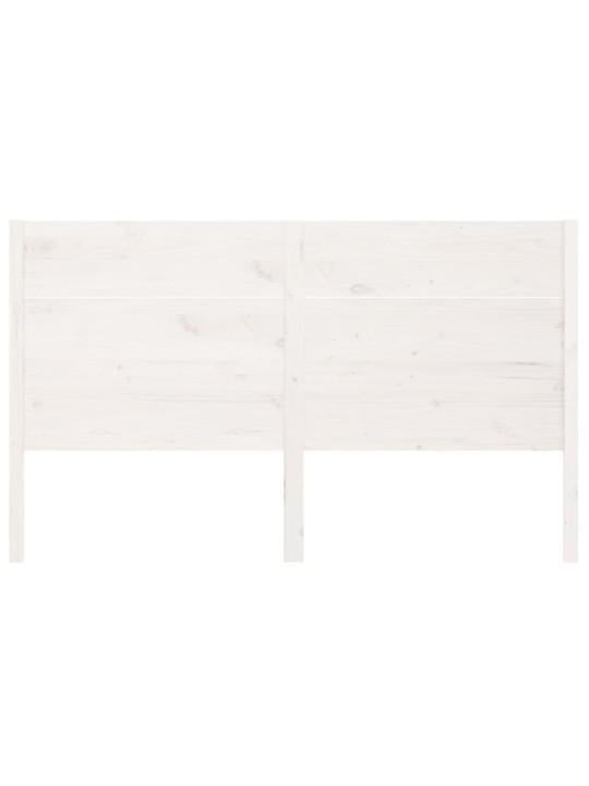 Galvūgalis, baltas, 156x4x100cm, pušies medienos masyvas