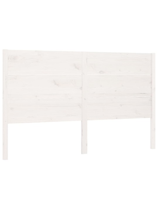 Galvūgalis, baltas, 206x4x100cm, pušies medienos masyvas