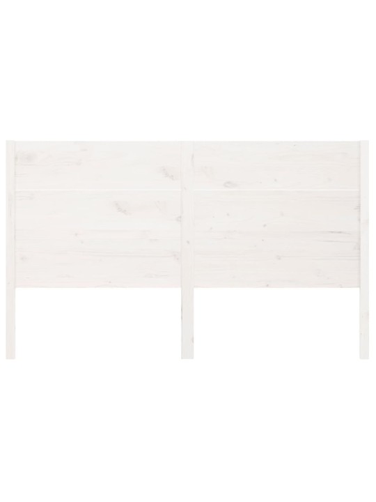 Galvūgalis, baltas, 206x4x100cm, pušies medienos masyvas