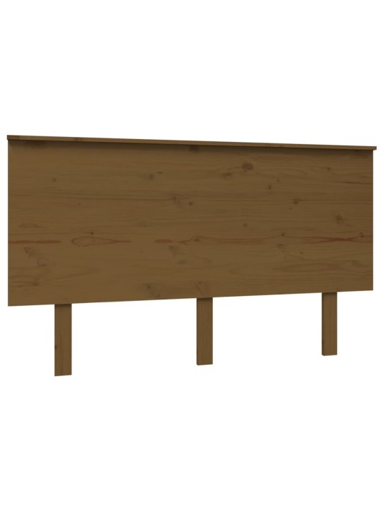 Lovos galvūgalis, medaus rudas, 139x6x82,5cm, pušies masyvas