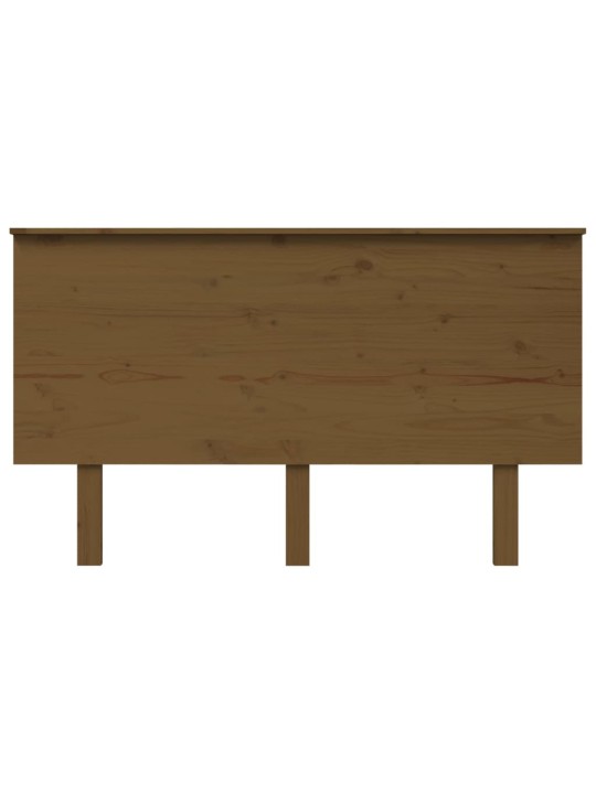 Lovos galvūgalis, medaus rudas, 139x6x82,5cm, pušies masyvas