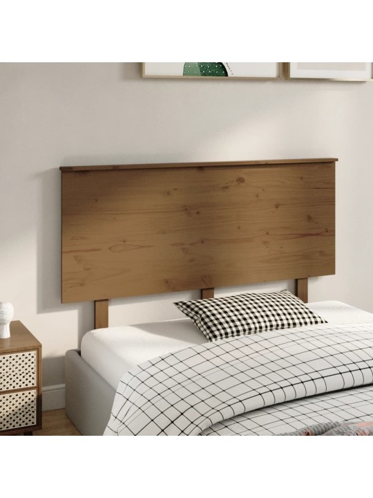 Lovos galvūgalis, medaus rudas, 139x6x82,5cm, pušies masyvas