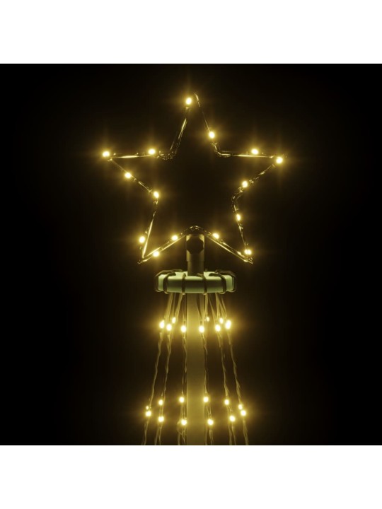 Kalėdų eglutė, 160x500cm, kūgio formos, 732 šiltos baltos LED