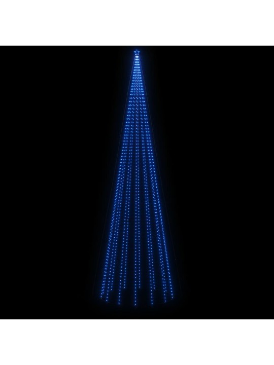 Kalėdų eglutė su kuoliuku, 800cm, 1134 mėlynos spalvos LED