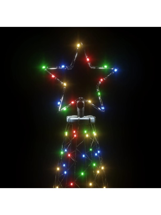Kalėdų eglutė su kuoliuku, įvairių spalvų, 3000LED, 800cm