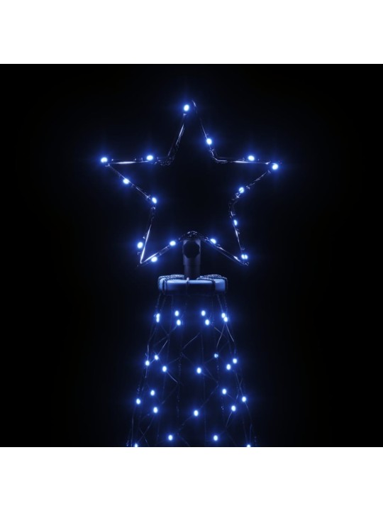 Kalėdų eglutė su kuoliuku, mėlynos spalvos, 3000LED, 800cm