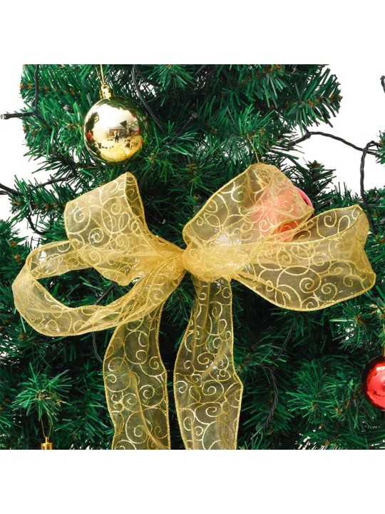 Kalėdinis kaktusas su stovu/LED, žalias, 150cm, PVC