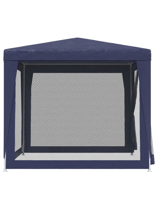 Proginė palapinė su 4 sienomis, mėlyna, 2,5x2,5m, HDPE