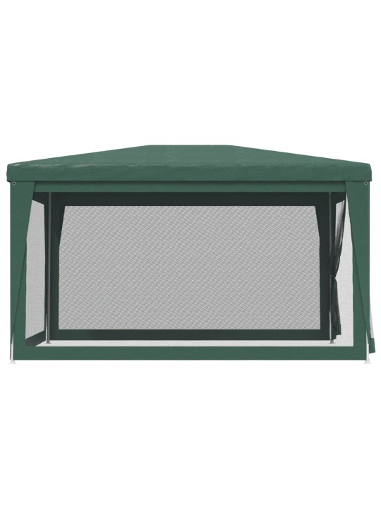 Proginė palapinė su 4 tinklinėmis sienomis, žalia, 3x4m, HDPE