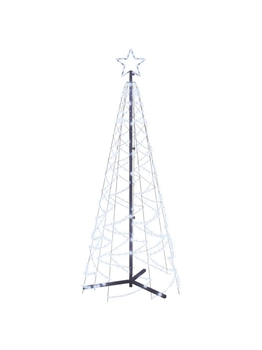 Kalėdų eglutė, 70x180cm, kūgio formos, 200 šaltų baltų LED