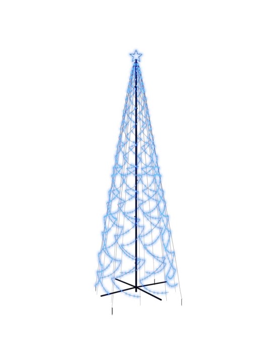 Kalėdų eglutė, 160x500cm, kūgio formos, 1400 mėlynų LED