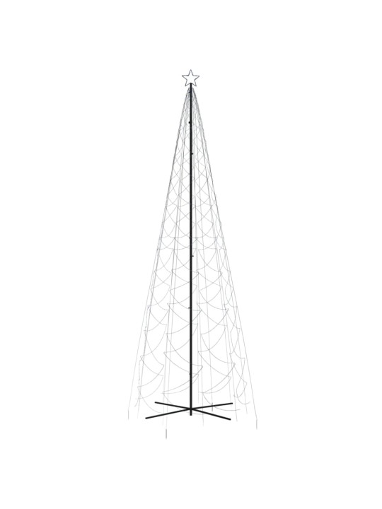 Kalėdų eglutė, 160x500cm, kūgio formos, 1400 mėlynų LED
