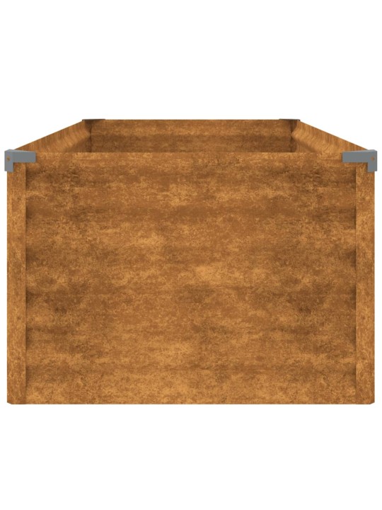 Aukštas sodo lovelis, 100x50x36cm, Corten plienas
