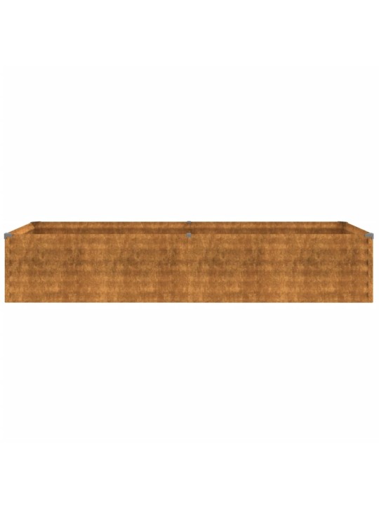 Aukštas sodo lovelis, 194x50x36cm, Corten plienas