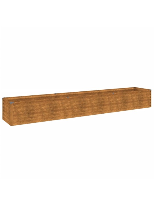 Aukštas sodo lovelis, 291x50x36cm, Corten plienas