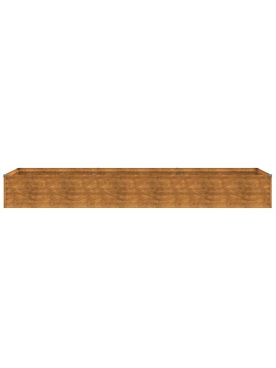 Aukštas sodo lovelis, 291x50x36cm, Corten plienas