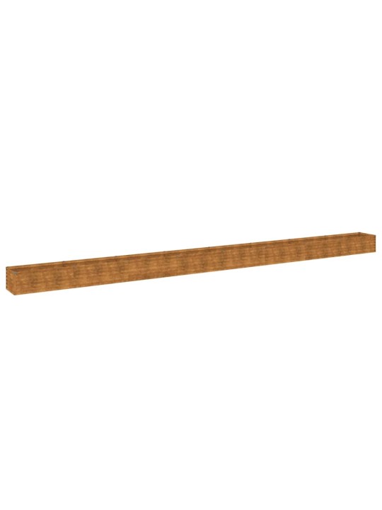 Aukštas sodo lovelis, 770x50x36cm, Corten plienas