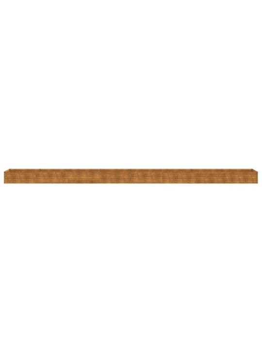 Aukštas sodo lovelis, 770x50x36cm, Corten plienas