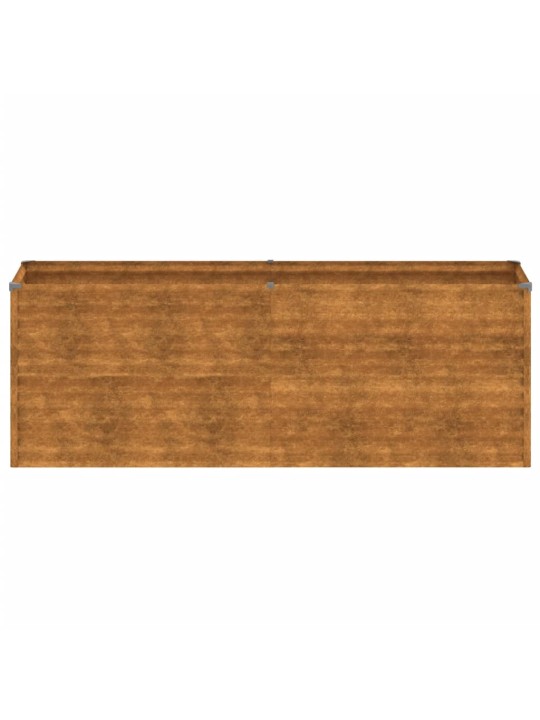 Aukštas sodo lovelis, 196x50x69cm, Corten plienas