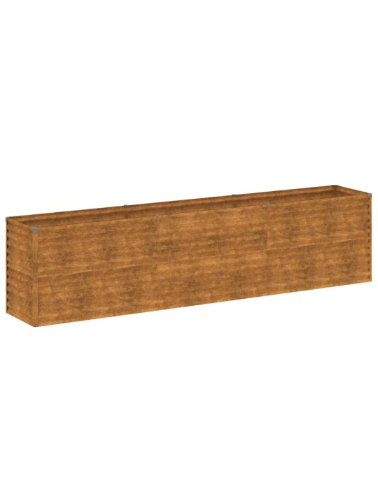 Aukštas sodo lovelis, 291x50x69cm, Corten plienas